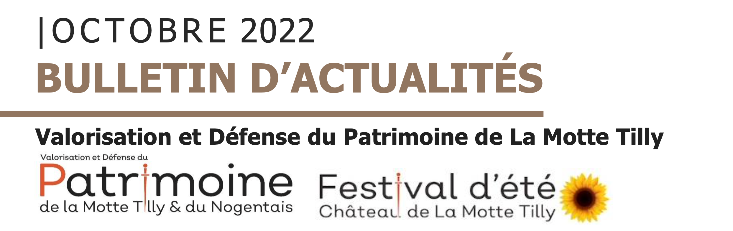 Bulletin d'actualités octobre 2022