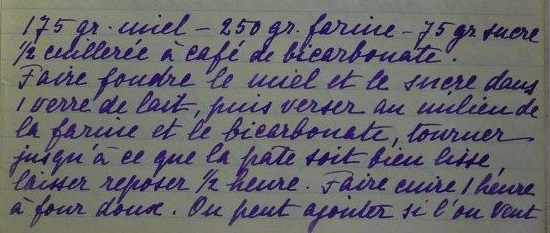 Recette de la Marquise de Maillé